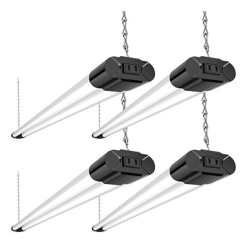 Bbounder - Paquete De 4 Luces Led Para Taller, 4 pies, 4000 