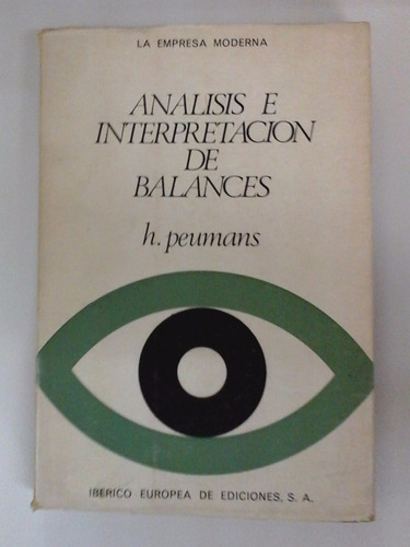 Analisis E Interpretacion De Balances - H. Peumans
