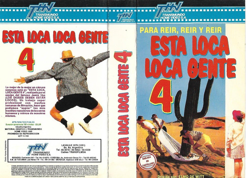 Esta Loca Loca Gente 4 Vhs Español Latino