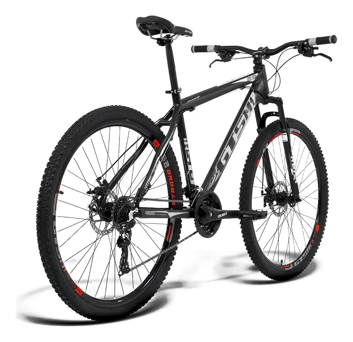 Bicicleta Aro 29 Gts Câmbios Shimano Freio À Disco 21v Adv