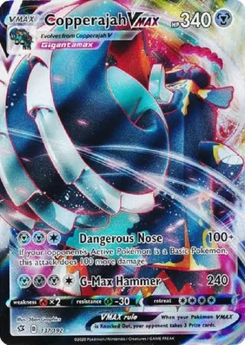 Copperajah Vmax 137/192 Ultra Raro Pokemon Tcg (Usado)