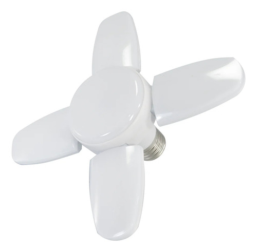 Foco Led 4 Aspas Luz Al Centro, Blanco Frío Tipo Ventilador Blanco Frío
