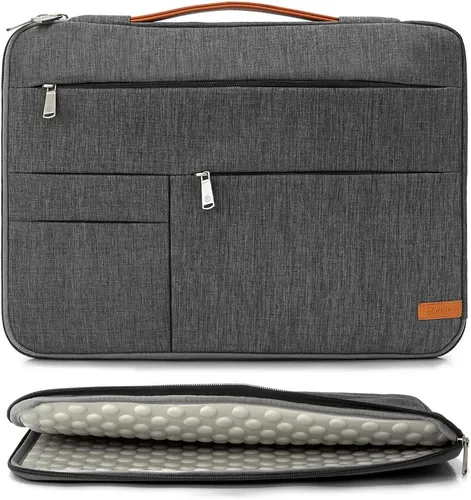 Funda Para Laptop De 17 A 17.3 Pulgadas Estilo Maletin Gris
