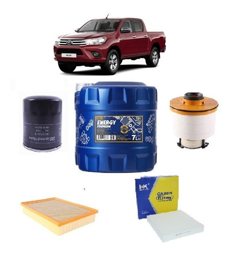 Kit De Mantención Toyota Hilux 2.4 2gd-ftv 2016-2020 