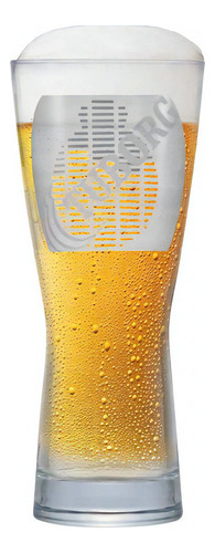 Copo De Cerveja Rótulo Frases Tuborg Cristal 550ml