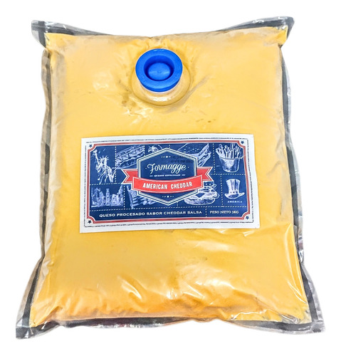 Queso Salsa American Cheddar X 3 Kg Formagge Premium