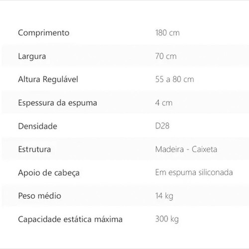 Imagem 6 de 6 de Kit Maca Divã Maleta Portátil Regulagem Altura 300kg + Bolsa