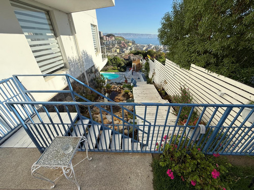 Casa 5d 3b Con Piscina Y Vista Al Mar En Reñaca