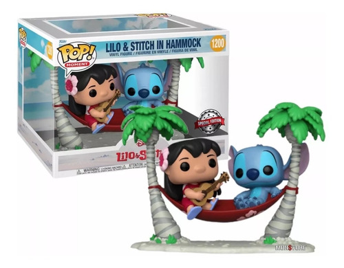 Funko Pop Lilo & Stitch In Hammock Movie Moment Exclusive