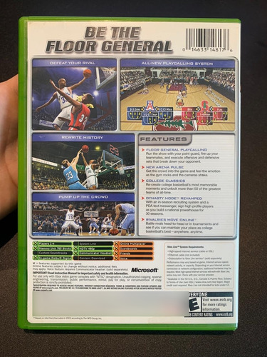 Ncaa March Madness 2005 Xbox (Usado)
