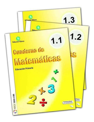 Ep 1 - Matematicas Cuad (3 Titulos), De Aa.vv. Editorial Nadal Arcada En Español