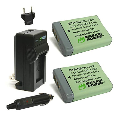 Bateria De Poder Wasabi Para Canon Nb13l