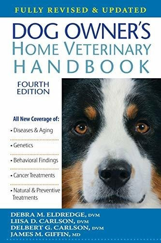 Book : Dog Owners Home Veterinary Handbook - Eldredge, Debr