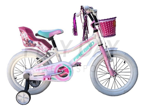 Bicicleta Firebird Rodado 16 Infantil Con Rueditas
