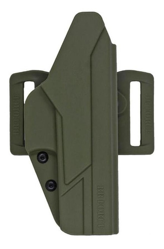 Coldre Destro Golias Owb Plataforma Glock .40 Gen5 Br Force Cor Verde