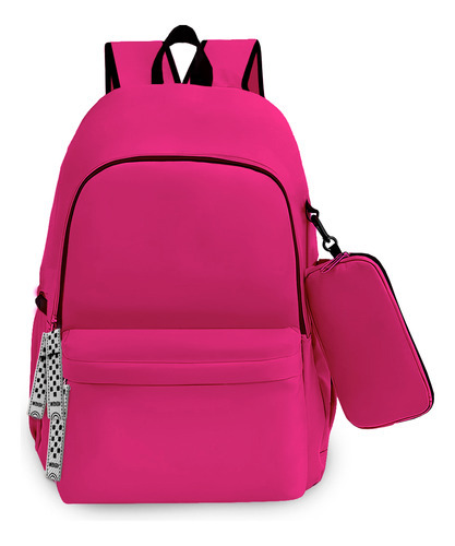 Mochila Feminina Antifurto Mimo Resistente Reforçada Escolar Cor Rosa pink