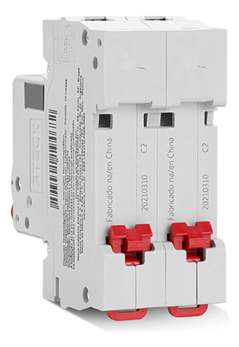 Disjuntor Bipolar 2p Steck 63 Amperes Curva C