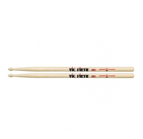 Baquetas Para Bateria En Madera Punta Madera Vic Firth 5b