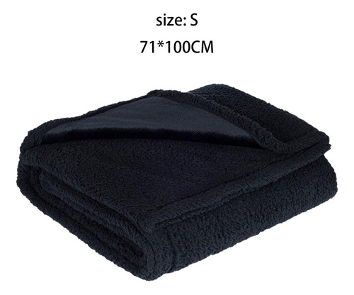 Manta Para Perro, Impermeable, De Franela, Para Negro S
