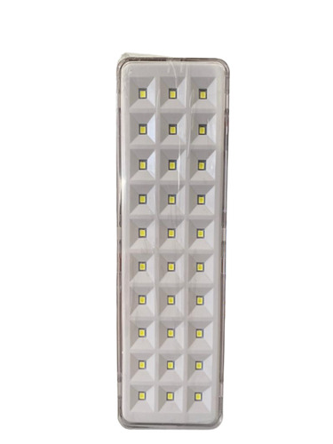 Luminária de emergência Segurimax 23957 LED com bateria recarregável 110V/220V branca