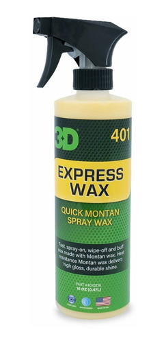 Cera Liquida 3d Express Wax Auto Brillo Protección