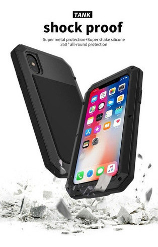 Funda De Armadura Blindada Protección Completa Para iPhone