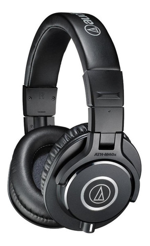 Imagem 1 de 3 de Fone de ouvido over-ear Audio-Technica M-Series ATH-M40x preto
