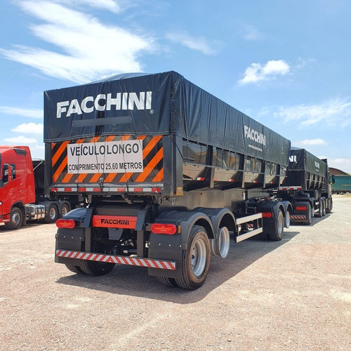 Imagem 5 de 15 de Carreta Rodocaçamba Basculante 35 + 35m³ Facchini 2022