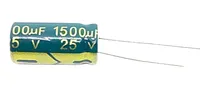 Comprar 5x Capacitores Electrolíticos 1500uf A 25v