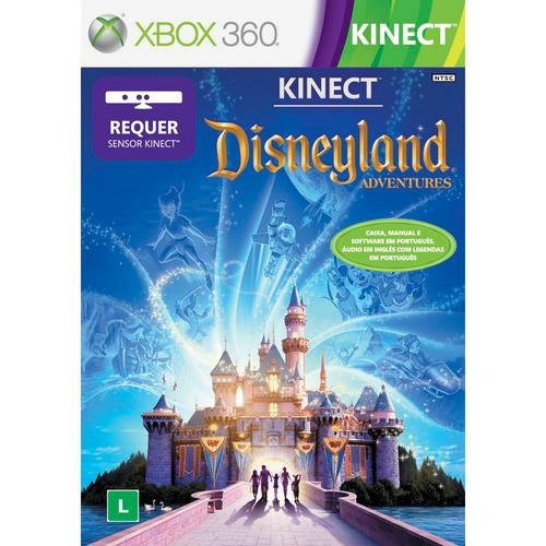 Jogo Kinect Disneyland Adventures Xbox 360 Original Lacrado
