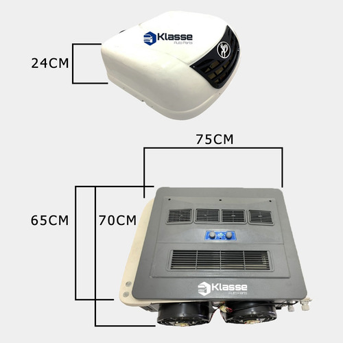 Caixa Evaporadora Externa De Teto Completa 12v