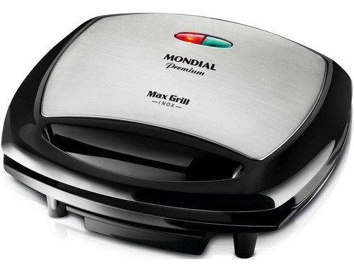 Grill Mondial Max Grill Premium 1200w G-07 Inox E Preto - 12