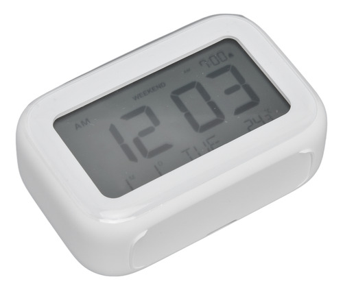 Reloj Digital Mini Alarma Pantalla Lcd Función Snooze 12h 24