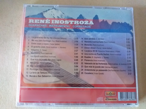 Cd Rene Inostroza - 25 Exitos -lo Mejor-
