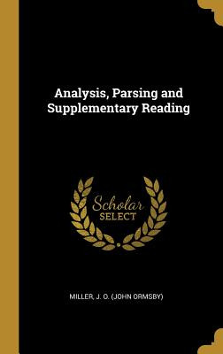 Libro Analysis, Parsing And Supplementary Reading - J. O....