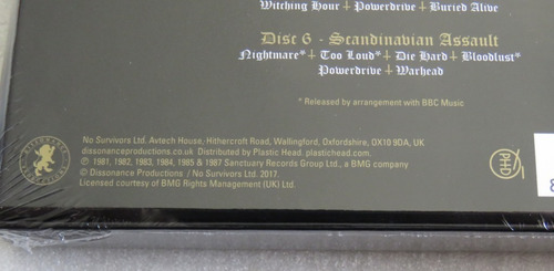 Imagem 4 de 5 de Venom Assault! 6 Cd Box Selado Canadian American Japanese