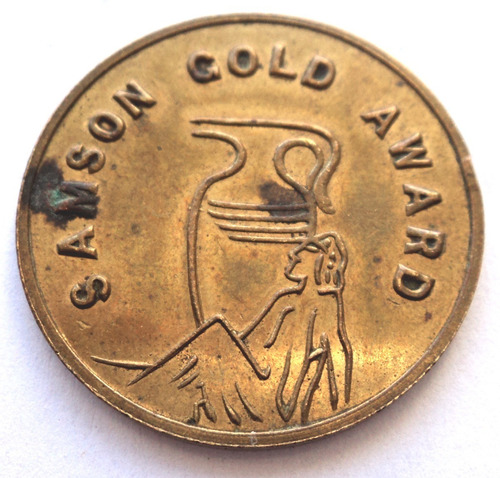 Ficha Samson Gold Award Token 1950 B6