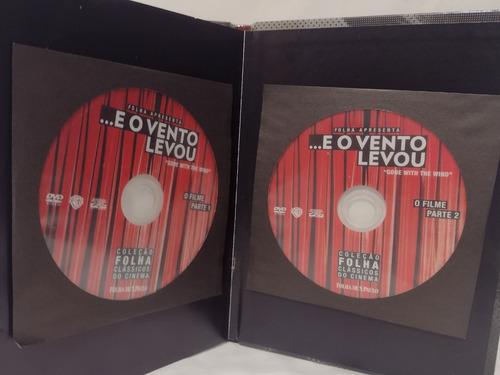 Coleção Folha Clássicos Do Cinema Livro/dvd - E O Vento Levou (Usado)