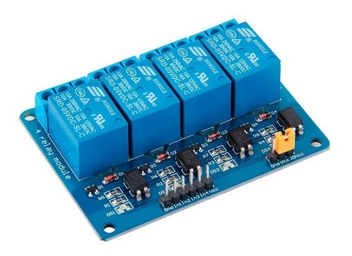 Módulo Relé 4 Canales 5v -arduino -raspberry