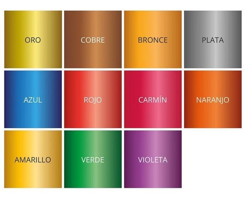 Pack 3 Pinturas Acrílica Metalizada 40 Ml Para Manualidades