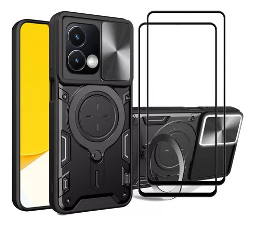 Funda Resistente + 2 Micas Para Motorola Moto G84