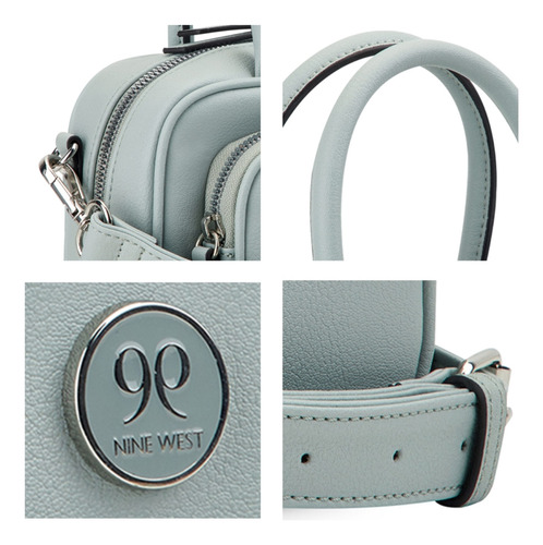 Bolsa Satchel Para Mujer Nine West Blue Nym527376