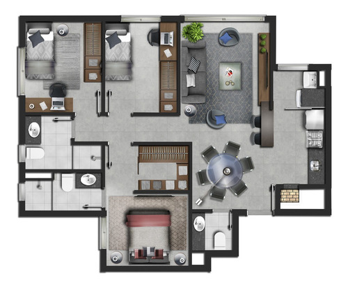 Imagem 11 de 13 de Apartamento À Venda No Bairro Centro - Canoas/rs - O-5295-13080