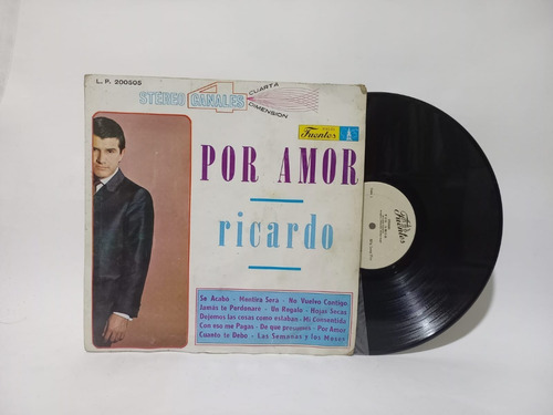 Disco Lp Ricardo Fuentes / Por Amor