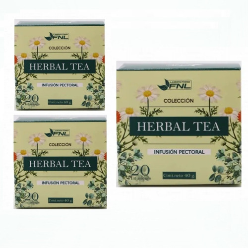 Te Pectoral Herbal Tea 3x20 Infusiones C/u Palto