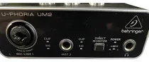 Comprar Interfaz De Audio Behringer U-phoria Um2 Negra