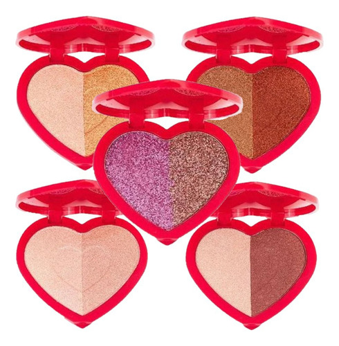 5 Iluminador Dopamine Duo Hbf1602 Ruby Rose Atacado