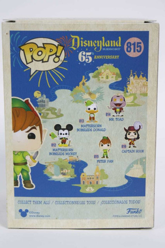 Peter Pan Disney 65 New Pose Funko Pop #815 Especial
