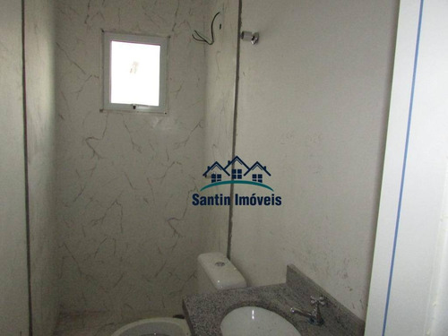 Cobertura Com 2 Quartos,, Sala, Cozinha, Vaga Coberta Com Planejados À Venda, 90 M² Por R$ 279.000 - Vila Guiomar - Santo André/sp - Co0349