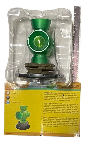 Green Lantern Corps Power Battery Green Heroclix Con Tarjeta